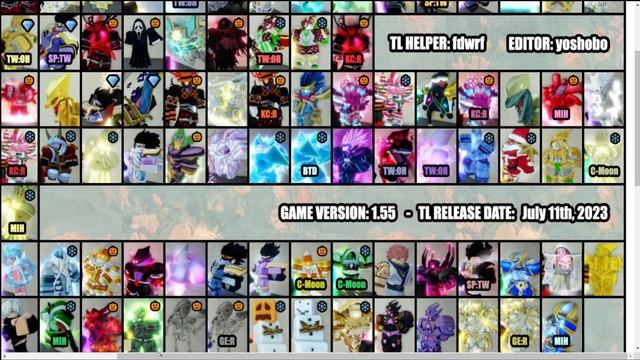 [YBA] NEW OFFICIAL YBA SKIN TRADING TIER LIST (JULY 2023) смотреть онлайн