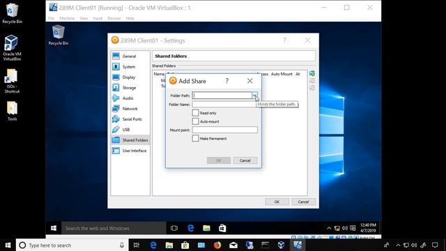 How to setup shared folders in VirtualBox 6 смотреть онлайн
