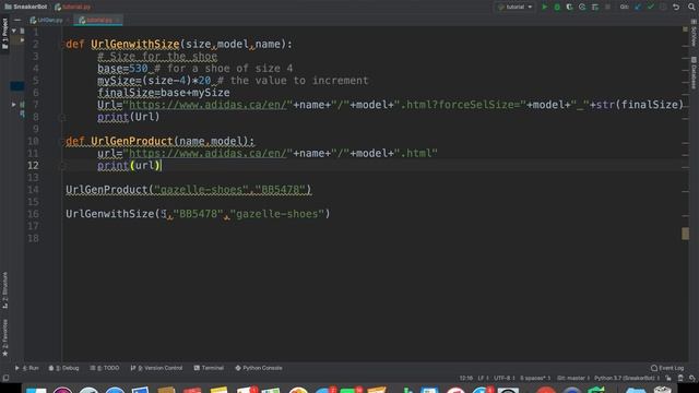 [Tutorial 1] SneakerBot using Python | Web Scraping with Python Projects (2019) смотреть онлайн