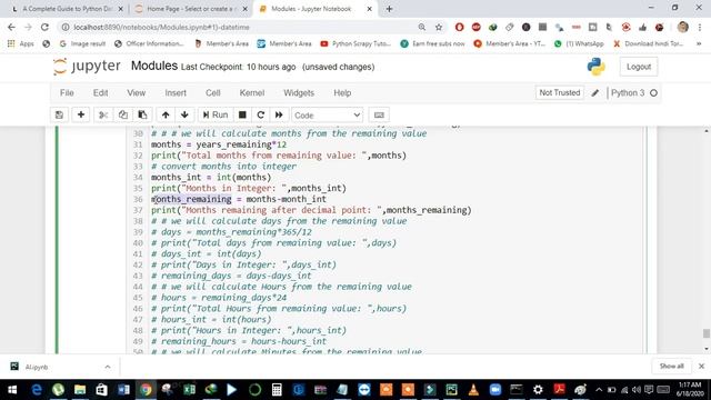 47 Age Calculator in python 3 using datetime module by Atif Masih смотреть онлайн
