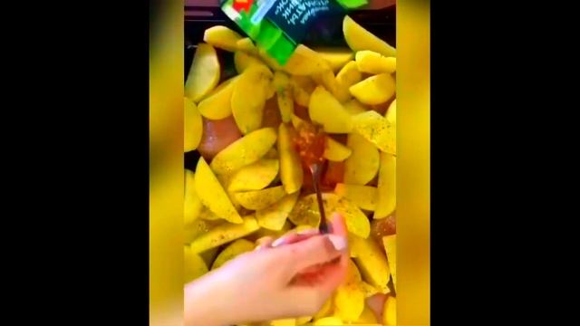 Картошка с куриной грудкой смотреть онлайн