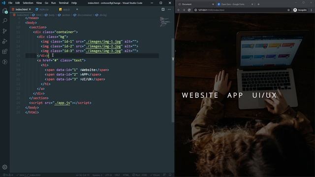 On Hover Background Change With HTML, CSS & JS | Modern Hero Section смотреть онлайн