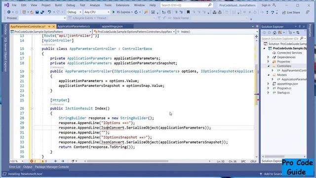 Read Configuration Values in ASP.NET Core using Options Pattern смотреть онлайн