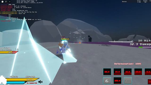 Roblox - Undertale Test Place Reborn - Undyne vs Undyne (13) смотреть онлайн