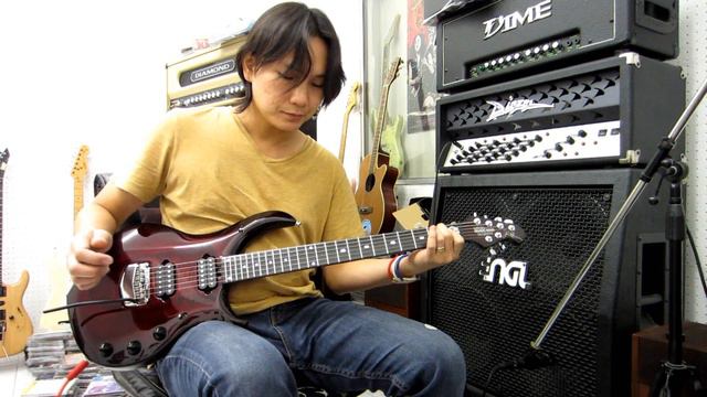 Ernie Ball Music Man John Petrucci Majesty Monarchy Guitar Demo By อ.โอ๋ The Guitara смотреть онлайн