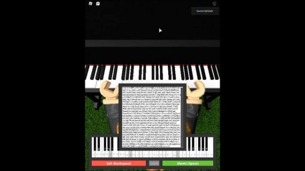 Roblox Virtual Piano: Ib - Memory (Easy)