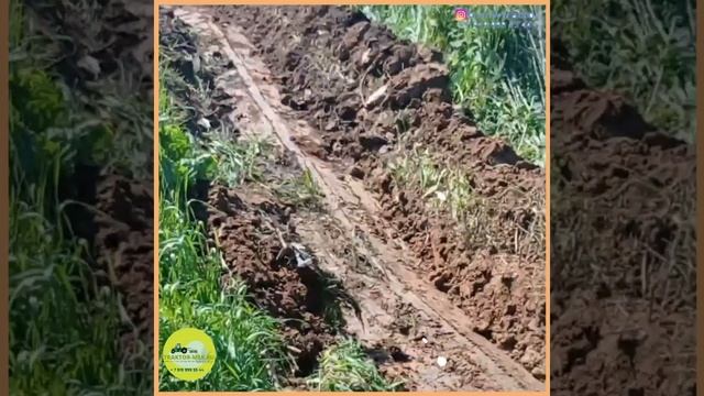 Противопожарная опашка территории трактором МТЗ-82 с плугом ПКЛ-70 смотреть онлайн