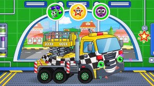 Моем, чистим и раскрашиваем спецтехнику |Мультик для детей