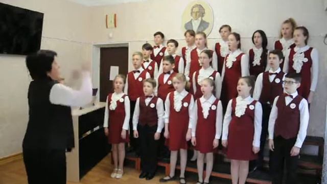 984-ДКМ. Концертный хор «Праздник хора» учащихся отделения Хорового пения. смотреть онлайн