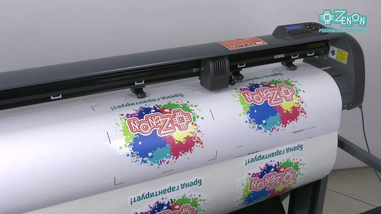 Видеоинструкция по запуску режущего плоттер ZEONCUT PRO-1350 SERVO OPOS смотреть онлайн