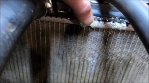 эксперимент по промывке радиатора лимонной кислотой смотрим результат до и после