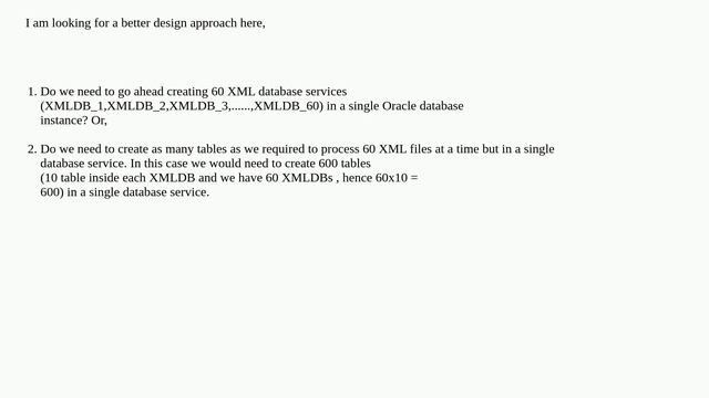 Dba: Looking for a better design approach while migrating to Oracle from SQL Server having too ma.. смотреть онлайн