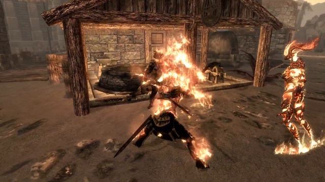 Skyrim Battles - Mjoll the Lioness vs Teldryn Sero 3/5 смотреть онлайн