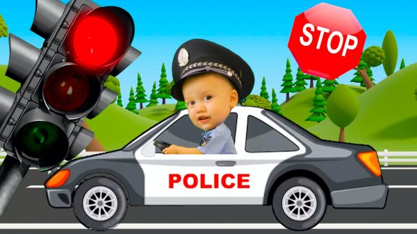 Синий трактор Песенки для детей Брозаврики и Машинки Обучающее и развивающее видео для детей