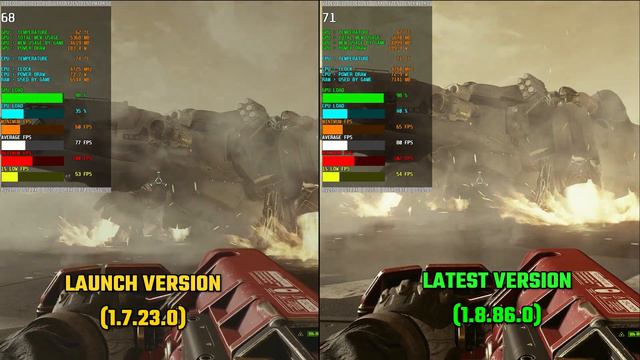 STARFIELD : (LAUNCH VERSION VS. 1.8.86.0) UPDATE PERFORMANCE COMPARISON RTX 4070