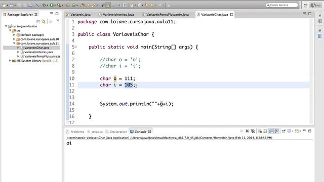 Curso de Java 11: Variáveis - Tipos Primitivos смотреть онлайн