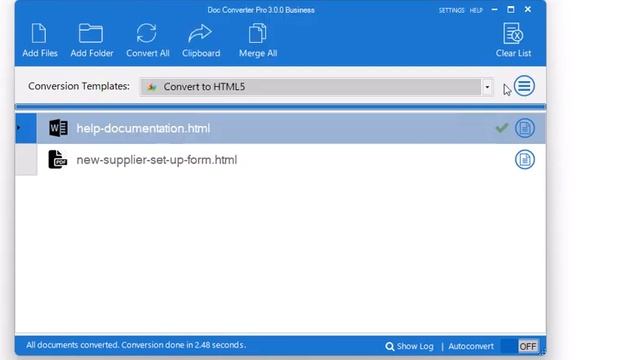 Doc Converter Pro Version 3 - One Minute Overview смотреть онлайн