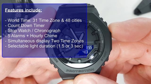 Cool and Stealthy CasiOak - G-Shock GA-2100 Full Review смотреть онлайн