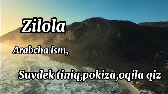 Zilola ismining ma‘nosi смотреть онлайн