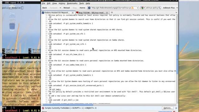 git daemon selinux rhel6 pt1 смотреть онлайн
