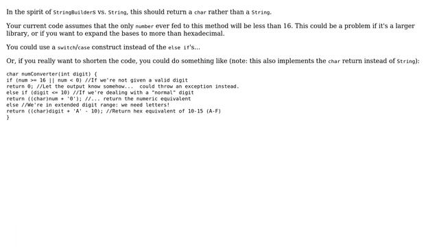 Code Review: Is decimal, hexadecimal, octadecimal, binary converter efficient? (3 Solutions!!) смотреть онлайн