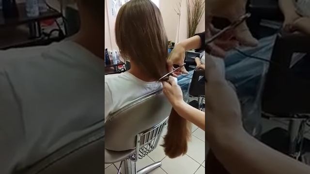 Решилась! ОТРЕЗАЛА ДЛИННЫЕ ВОЛОСЫ смотреть онлайн