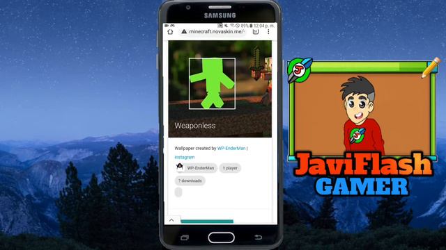 COMO HACER Miniaturas DE MINECRAFT CON TU SKIN DESDE TU ANDROID FÁCIL Y RÁPIDO смотреть онлайн