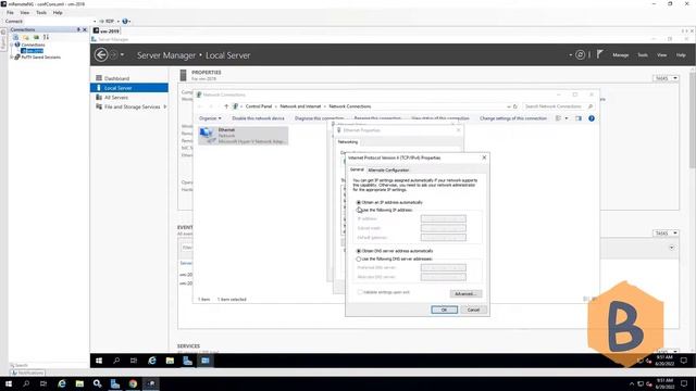 How to Set Static Private IP Address for Azure Virtual Machine Windows смотреть онлайн