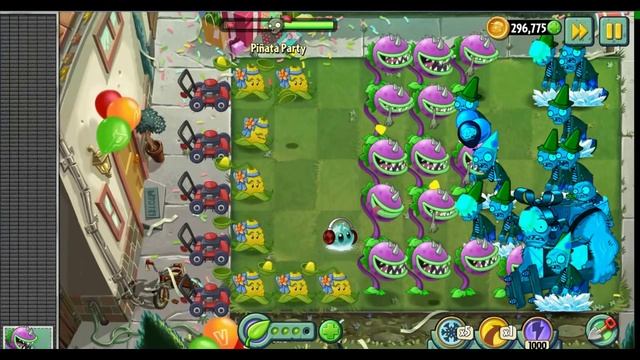 Растения против зомби 2/Plants vs Zombies 2 : бонусная миссия Birthdayz party смотреть онлайн