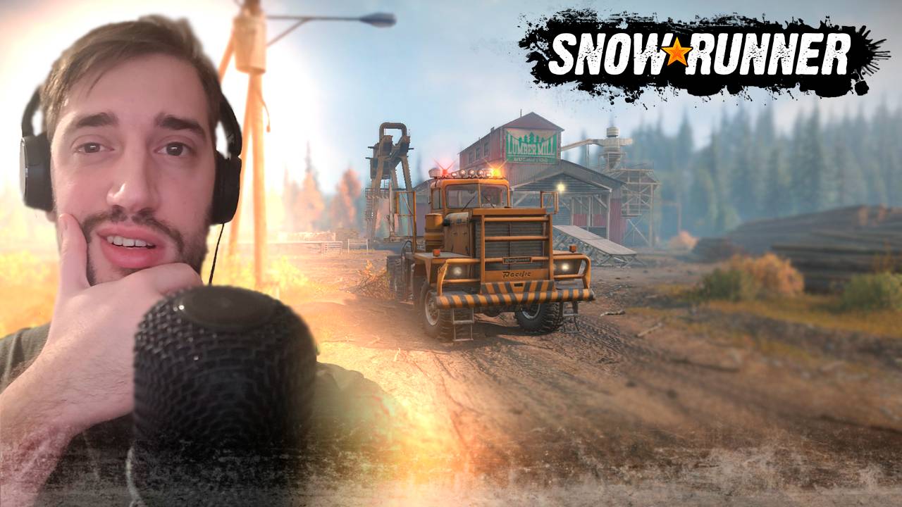 РАБОТАЕМ в УСЛОВИЯХ ПОЛНОГО БЕЗДОРОЖЬЯ ▶ симулятор SnowRunner! смотреть онлайн