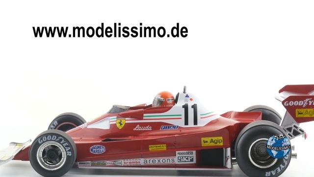 Modelissimo: MCG Ferrari 312 T2B GP Netherlands 1977 Worldchampion Lauda 1/18 смотреть онлайн