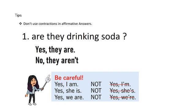 YES or No questions (PRESENT CONTINUOUS) paso a paso смотреть онлайн