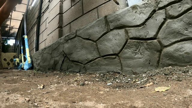 Камень из штукатурки. Подробно цоколь штукатурки. смотреть онлайн