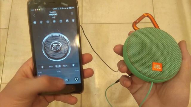 JBL Clip 2 mod cabel AUX смотреть онлайн