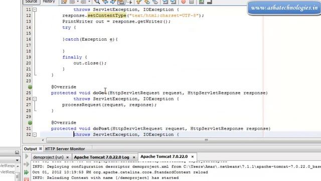 J2EE Servlet Tutorials For Beginners 21 Response redirection in jsp servlets смотреть онлайн
