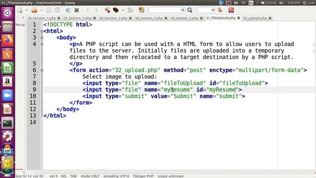S5 CT Web Programing Class 26 M3 File upload in PHP смотреть онлайн