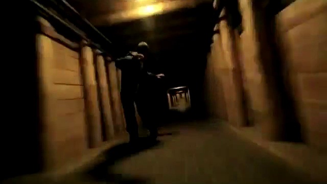 На роликах в тоннеле