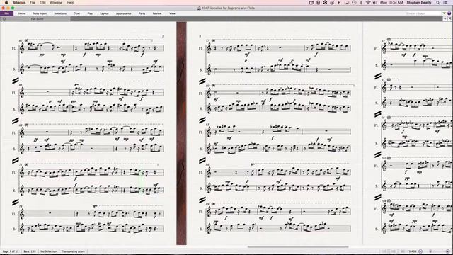 1347 Vocalise for Soprano and Flute смотреть онлайн