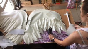 Крылья из изолона своими руками. Бесплатный мастер класс