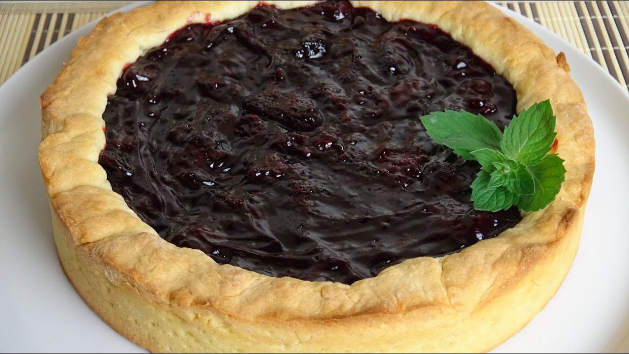 Пирог вишнёвый. Как испечь вкусный пирог с вишней. смотреть онлайн