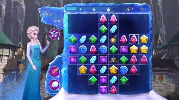 SaShOk - Холодное сердце - 47 уровень на 3 звезды