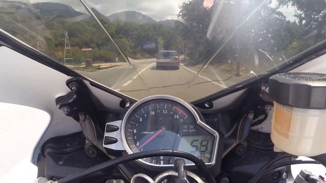Riding in Montenegro coast Honda Cbr 1000rr Budva смотреть онлайн