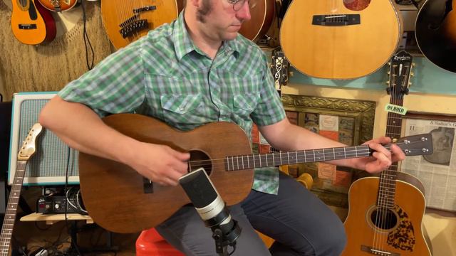 1930 Martin 1-17P plectrum guitar смотреть онлайн