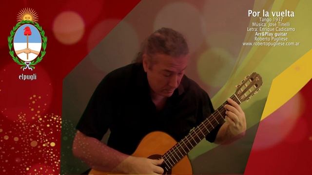 Por la vuelta - tango guitarra Roberto Pugliese - partitura online смотреть онлайн