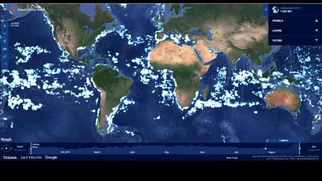 Marine Regions - Global Fishing Watch смотреть онлайн