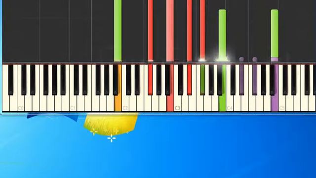 Roxette Crash, Boom, Bang [Piano tutorial by Synthesia] смотреть онлайн