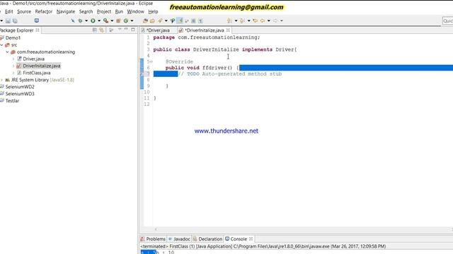 CoreJava : Constructor, Interface and Abstract Class : Tutorial 3'b' смотреть онлайн