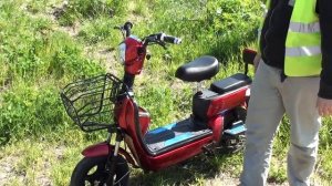 Электроскутер. Тест драйв и обзор электроскутера - электровелосипеда от  Electro-Customs.com