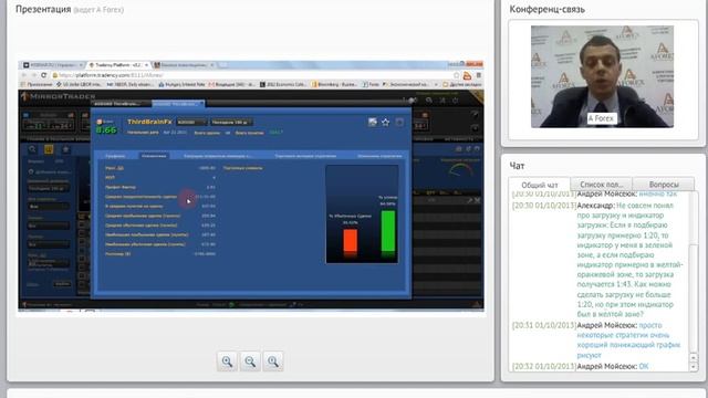 «Управление инвестициями в платформе Mirror Trader» 01.10.2013 смотреть онлайн