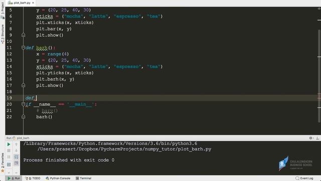 สอนการสร้างกราฟด้วยไพธอน matplotlib: การสร้างกราฟแท่งแนวนอน смотреть онлайн